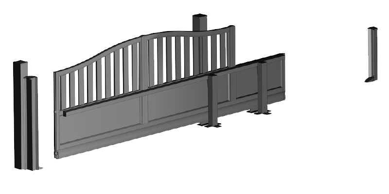 Portail autoporté